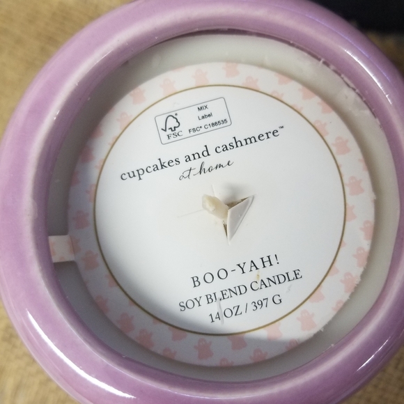 Purple Irredecent Ghost Candle - Picture 3 of 9